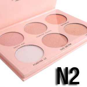 MISS ROSE 6 Colors Highlighter Powder Shading Shimmer Contour Mineral Nude Makeup Cosmetic