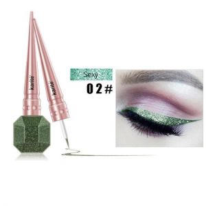 Glitter Eyeliner Liquid Makeup Eyes Liner Waterproof Gold Green Shinning Diamond Halloween