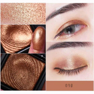 Beezan Baked Metallic Glitter Eye Shadow Palette Naked Waterproof Mineral Makeup Shimmer