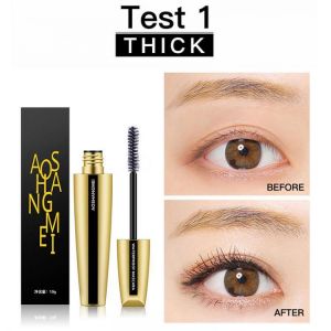 Curling Black Mascara Waterproof  Mascara Slender Lengthening Thicken Eye Makeup 10g
