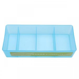 4 Slots Cosmetic False Eyelash Organizer Holder Tool Storage Box Makeup Display Stand Container