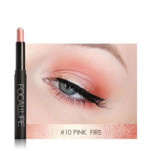 FOCALLURE 12 Colors Glitter Eye Shadow Pencil Highlighter Eyes Makeup Pen Cosmetic