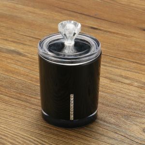 Transparent Acrylic Cotton Swab Holder Organizer Storage Box Container Makeup Cosmetics Tool