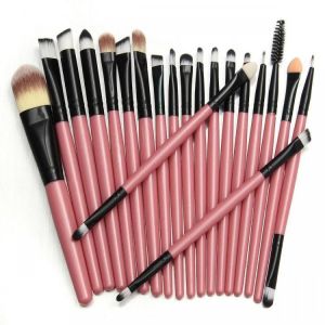 20pcs Makeup Brushes Set Kit Blush Foundation Liquid Eyeshadow Eyeliner Comestic Powder