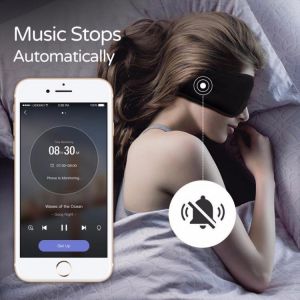 XIAOMI Sleepace Sleep Headphones Comfortable Washable Eye Mask Smart App Sound Blocking Noise Cancelling Earphone Remote Control