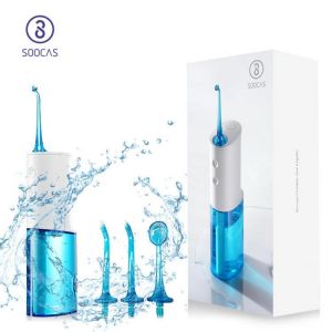 shopping טיפוח חלל הפה והשיניים SOOCAS W3 Portable Oral Irrigator Dental Electric Water Flosser Waterproof USB Rechargeable Tooth Teeth Mouth Cleaner from Xiaomi 