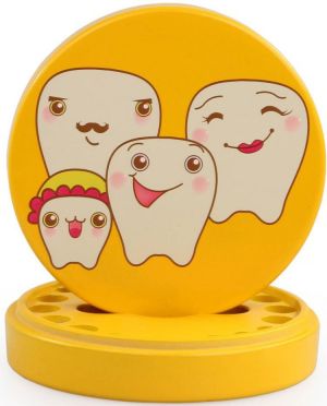 Baby Mike Teeth Organizer Save Storage Box Keepsake for Kids Gift