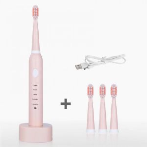 5 Gears Electric Toothbrush Sonic Power Waterproof USB Fast Charging Oral Care