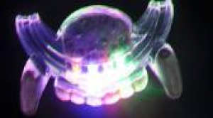 Halloween Luminous Light Tooth Stickers Braces Flash LED Denture Props