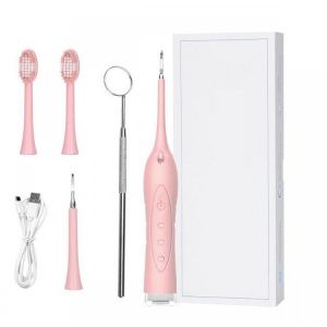 Ultrasonic Vibration Electric Oral Irrigator USB Charging 3 Modes Tooth Stain Eraser Dental Water Flosser Teeth Whitening Cleaner 