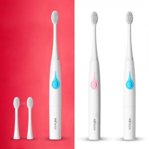 Lansung SA219 Electric Children Toothbrush Portable Non-slip AAA Battery Sonic Tooth Brush IPX7 Waterproof