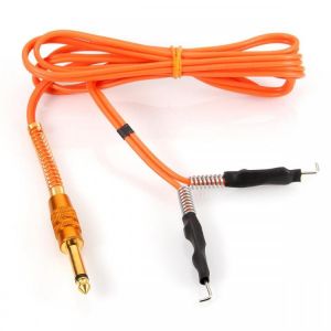 1.7M Pro Heavy Duty Clip Cord For Tattoo Power Supply Machine Silicone Foot Pedal Wire