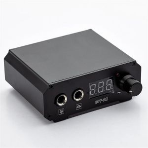 Digital Tattoo Power Supply Machine LCD Dispaly Tattoo Device Foot Pedals Swtch