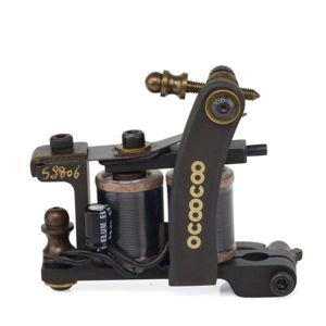 OCOOCOO S8806 T650A 9000 rev / min Master Professional Carved Copper Shader Tattoo Machine