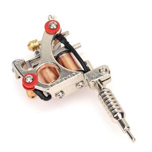 shopping קעקועים Silver GS100 Fashion Mini Tattoo Machine Pendant Toy with Chain Necklace