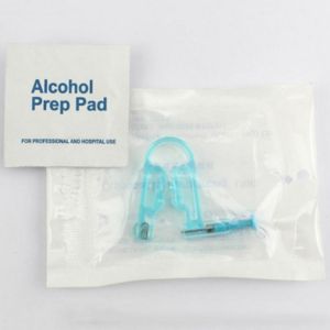 shopping קעקועים Disposable Safe Asepsis Body Ear Pierce Kit Ear Piercing hole punch +1pc Ear Stud + 1pc Alcohol Prep Pad