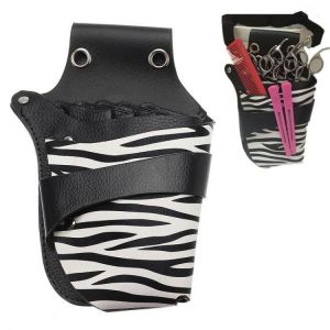 shopping שיער ואביזרים Professional PU Leather Barber Hair Scissor Bag Hairdressing Holster Pouch Holder Case