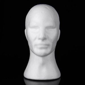 White Female Foam Mannequin Head Model Hat Wig Display Stand Rack