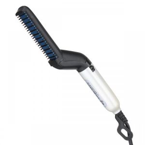 Men Quick Hair Straightener Comb Multifunctional  Hair Curler Tool Electric Hair Styler for Men