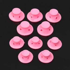 10pcs Silicone Hair Curling DIY Roller Curler Soft Rubber Home Salon Styling Tools