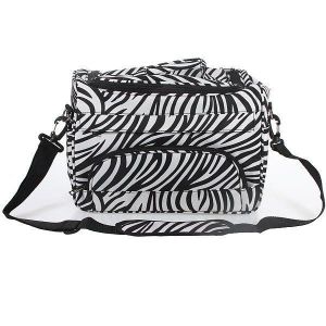 Salon Hair Tools Hairdressing Zebra Carry Case Diaper Duffle Bag
