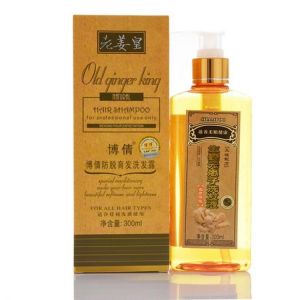 300ml Professional Hair Ginger Shampoo Hair Regrowth Dense Fast Thicker Shampoo