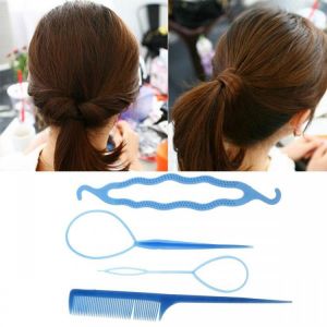 shopping שיער ואביזרים Lady Hair Twist Styling Clip Stick Bun Maker Braid Hair Accessories Tool