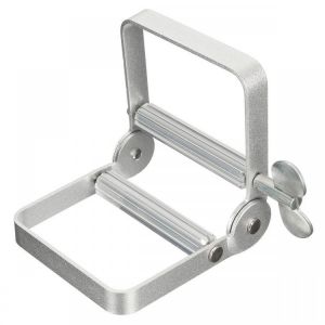 Y.F.M&reg; Aluminum Tube Toothpaste Squeezer Hair Salon Tools Dye Paint Barber Wringer Bathroom Silver