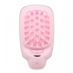 2 in 1 Portable Takeout Mini Electric Smooth Ionic Hair Brush with Massage Comb Head