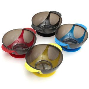 Professional Hair Coloring Mixing Bowl Hairdressing Salon Sucker Palette Color Dye DIY Barber