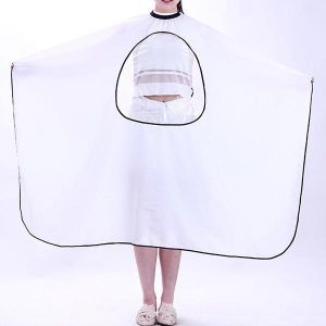 Hairdressing Robe Cloth Waterproof Barber Hairdresser Salon Cape Gown With Phone Window