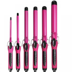 360&deg; Rotating Electric Hair Salon Curler Tool Ceramic Curling Iron Wand