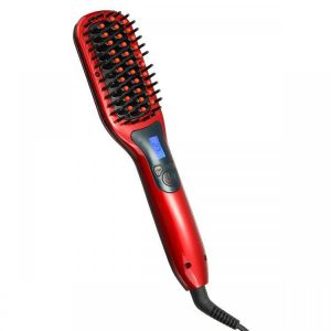 LCD Liquid Crystal Display Temperature Control Hair Straightener Straight Hair Comb
