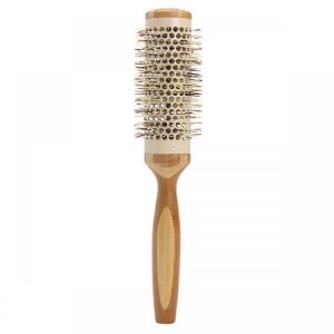 7 Pro Round Brush Curly Hair Roller Brush Natural Wood Hairbrush Comb Salon Tools