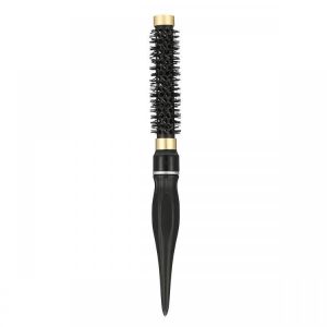 1 Piece Round Curling Hair Comb Plastic Black Salon Barber Hairdressing Styling Tool