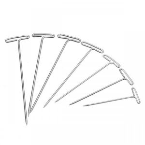 100pcs T Pin Clips for Wig Piece Making Hair Extension Fix