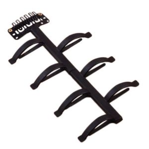 shopping שיער ואביזרים Hair Braid Twist Styling Tools Headbands Bun Maker Plastic Women Hair Accessories Black Coffee