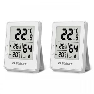 ELEGIANT Digital Indoor Hygrometer Thermometer Rome Temperature Humidity Sensor Monitor &deg;C/&deg;F