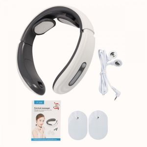 15 Gear Regulated Electric Pulse Neck Cervical Massager With Far Infrared Heating Pain Relief Tool For Health Care Electric Massag