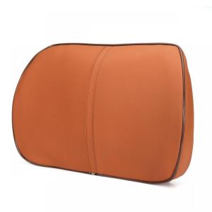Adjustable Leather Slow Rebound Cotton Car Neck Waist Lumbar Protector Headrest Pillow Automobile Cushion