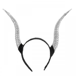 Girls Halloween Stereo Devil Horn Headband Cosplay Hair Hoop for Party Decoration