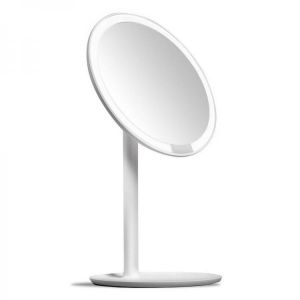 Amiro Lighted Makeup Mirrors with Natural Daylight LED Lights Adjustable Brightness Cordless High Definition Countertop Vanity Mir