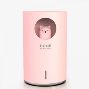 900ml Bear LED Ultrasonic USB Air Humidifier Low Noise Aroma Essential Oil Cool Steam Diffuser Anti-dry Burning
