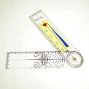 Body Building PVC Protractor Medical Goniometer Angle Ruler For Joint Bend Measure Fitness Equipment