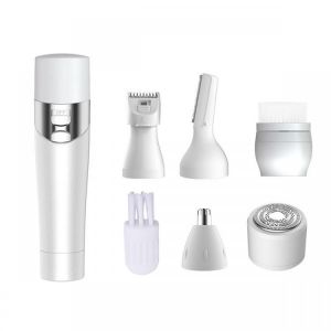 5 In 1 Electric Lady Shaver USB Rechargeable Hair Remover Trimmer Women Face Leg Epilator