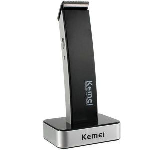 Kemei 110-240V Men Rechargeable Electric Hair Trimmer Beard Clipper Haircut Set Kit Cordless