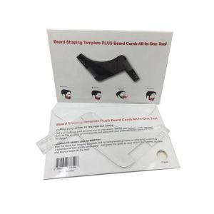 Beard Grooming Shaping Comb for Shaving Symmetric Beards Shaper Styling Template Kit Guide