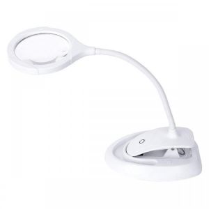 3 Gears Handheld Magnifier 5-10X Reading Magnifying Glass Lens Loupe with 15 LED Lights