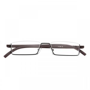 TR90 Flexible Colorful Reading Glasses Half Rim Presbyopic Glasses With Case