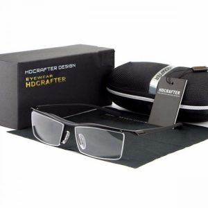 HDCRAFTER Vintage Men Women Retro Eyeglasseess Frame Full-Rim Glasses Eyewear Clear Lens without Box